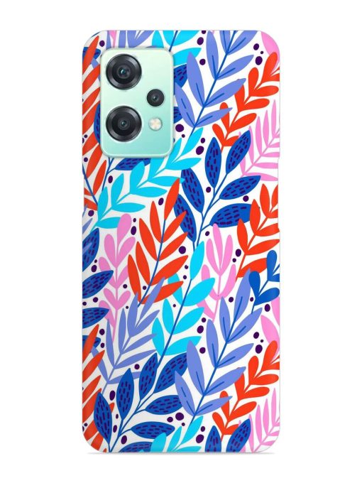 Bright Floral Tropical Snap Case for Oneplus Nord Ce 2 Lite (5G) Zapvi