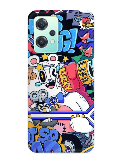 Universal Doodle Snap Case for Oneplus Nord Ce 2 Lite (5G) Zapvi