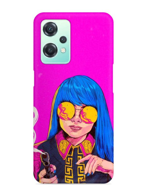 Aesthetic Anime Girl Snap Case for Oneplus Nord Ce 2 Lite (5G) Zapvi