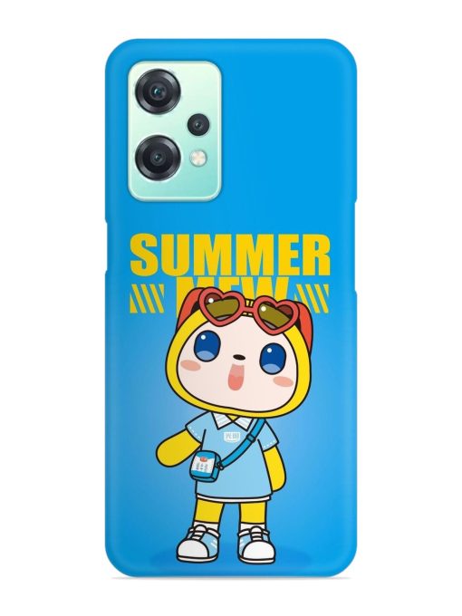 Summer Mew Cartoon Snap Case for Oneplus Nord Ce 2 Lite (5G) Zapvi