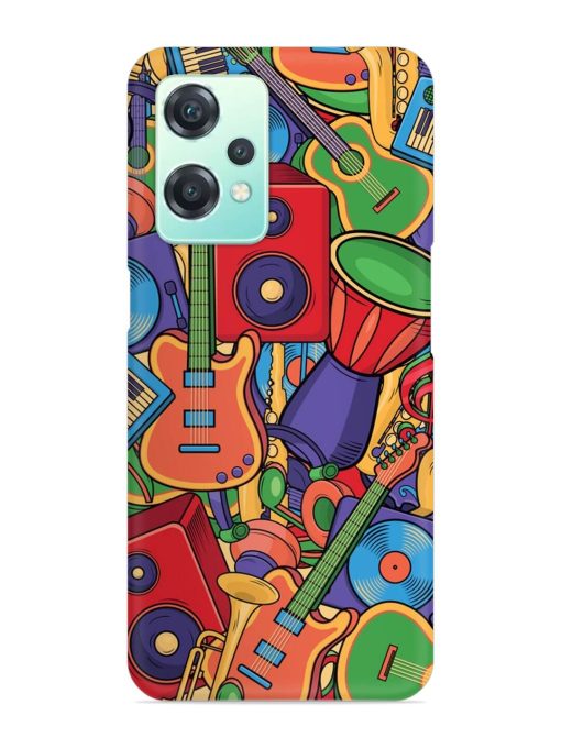 Colorful Music Art Snap Case for Oneplus Nord Ce 2 Lite (5G) Zapvi