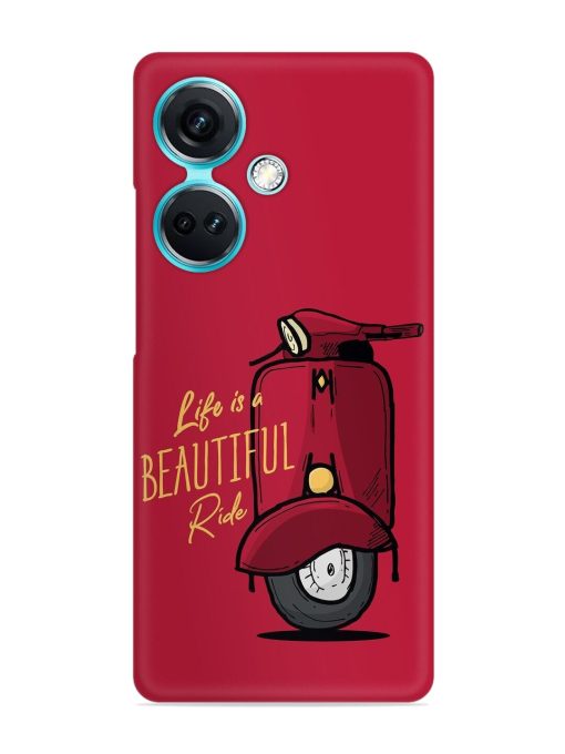 Life Is Beautiful Rides Snap Case for Oneplus Nord Ce 3 (5G)