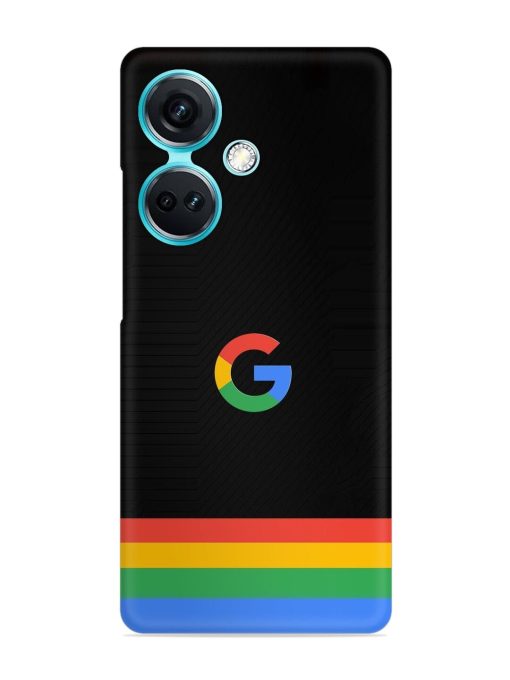 Google Logo Art Snap Case for Oneplus Nord Ce 3 (5G)