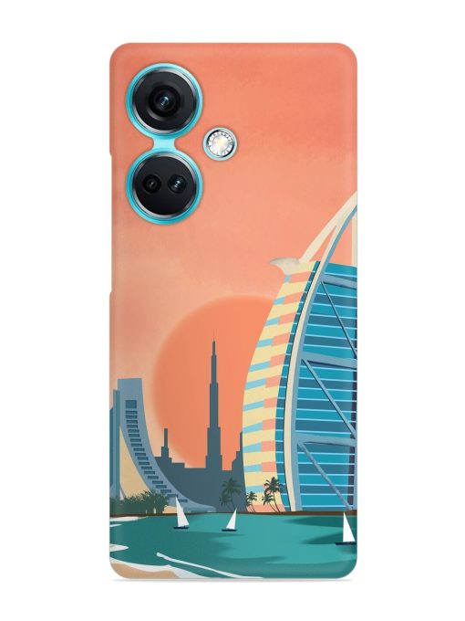 Dubai Architectural Scenery Snap Case for Oneplus Nord Ce 3 (5G)