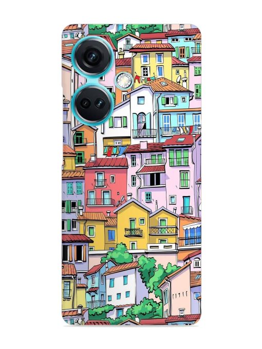 Europe Old Town Snap Case for Oneplus Nord Ce 3 (5G)