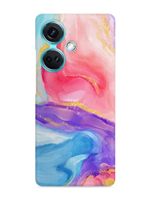 Watercolor Gradient Snap Case for Oneplus Nord Ce 3 (5G)