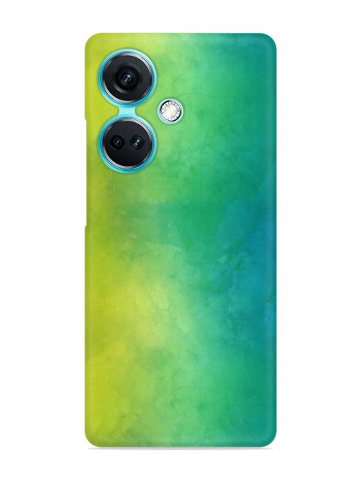 Yellow Green Gradient Snap Case for Oneplus Nord Ce 3 (5G) Zapvi