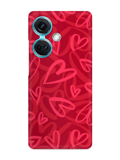 Seamless Romantic Pattern Snap Case for Oneplus Nord Ce 3 (5G) Zapvi