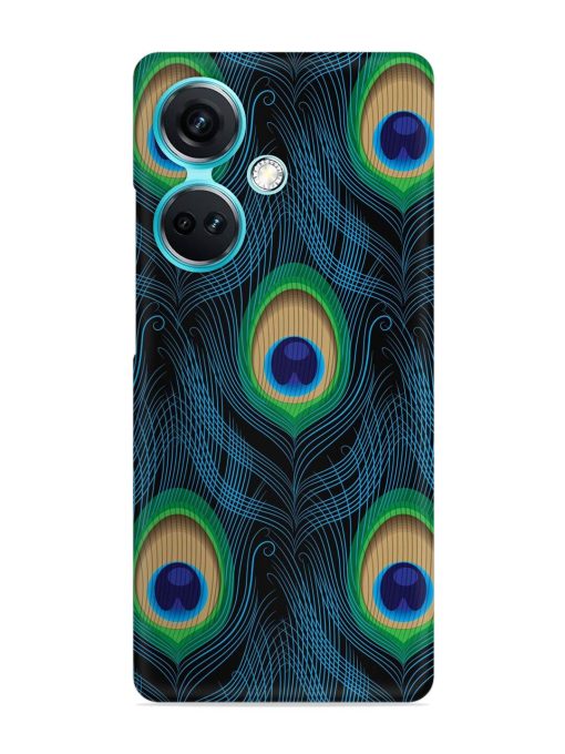 Seamless Pattern Peacock Snap Case for Oneplus Nord Ce 3 (5G)