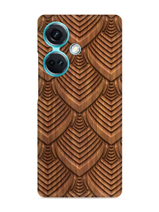 Carved Pattern On Snap Case for Oneplus Nord Ce 3 (5G)