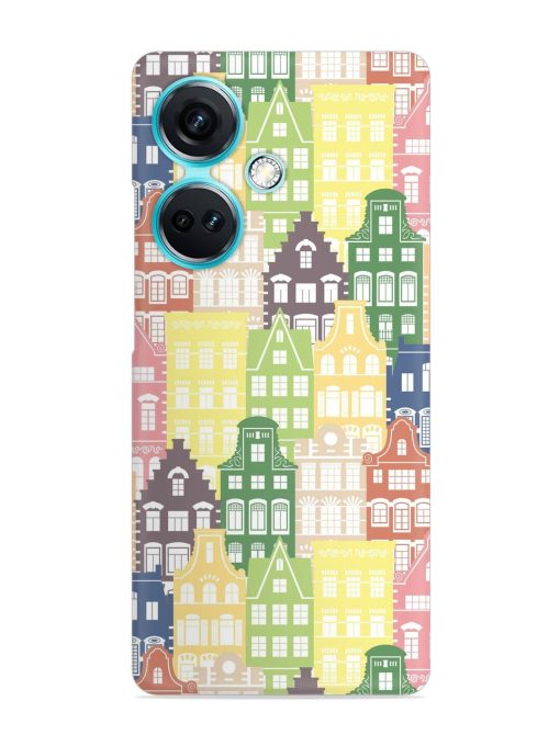 Seamless Shapes Pattern Snap Case for Oneplus Nord Ce 3 (5G)