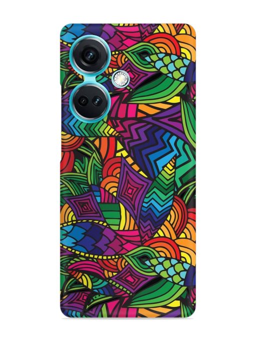 Abstract Multicolor Seamless Snap Case for Oneplus Nord Ce 3 (5G)