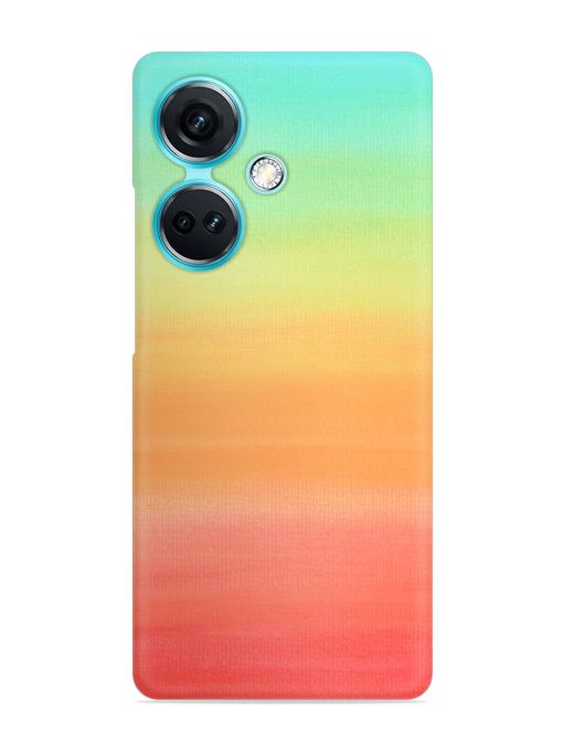 Background Sky Watercolor Snap Case for Oneplus Nord Ce 3 (5G) Zapvi