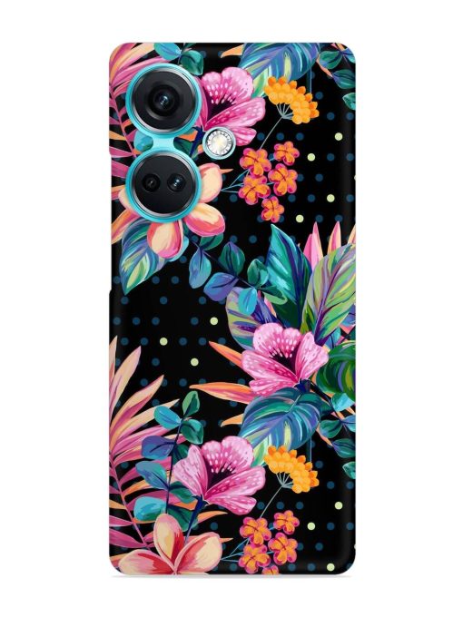 Seamless Floral Pattern Snap Case for Oneplus Nord Ce 3 (5G)