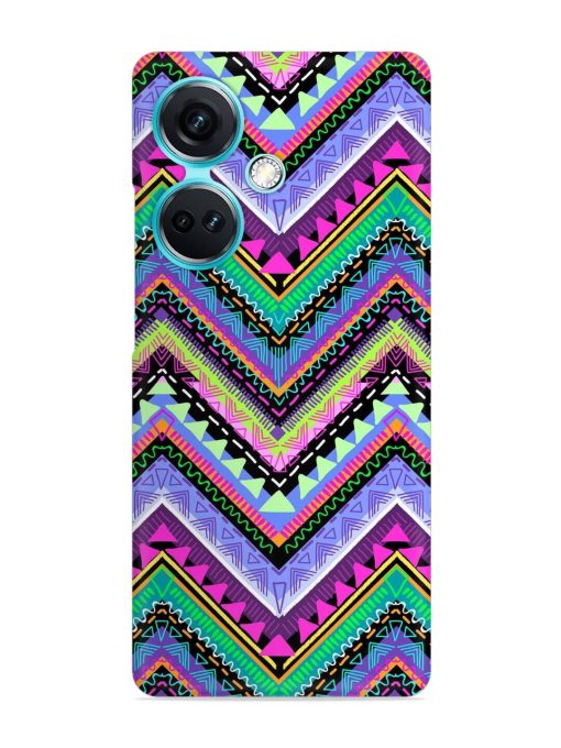 Tribal Aztec Print Snap Case for Oneplus Nord Ce 3 (5G)