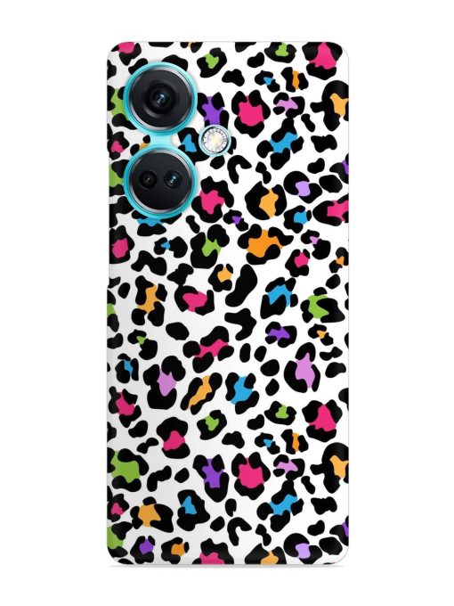 Seamless Leopard Pattern Snap Case for Oneplus Nord Ce 3 (5G)