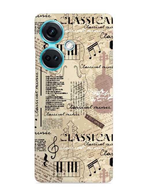 Classical Music Lpattern Snap Case for Oneplus Nord Ce 3 (5G) Zapvi