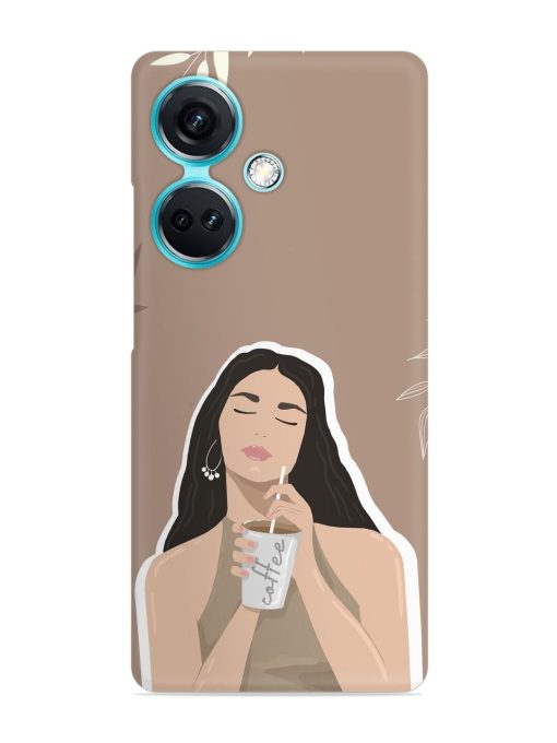 Girl With Coffee Snap Case for Oneplus Nord Ce 3 (5G)