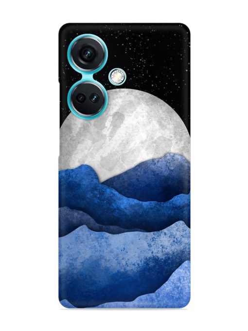 Full Moon Mountain Vector Snap Case for Oneplus Nord Ce 3 (5G) Zapvi