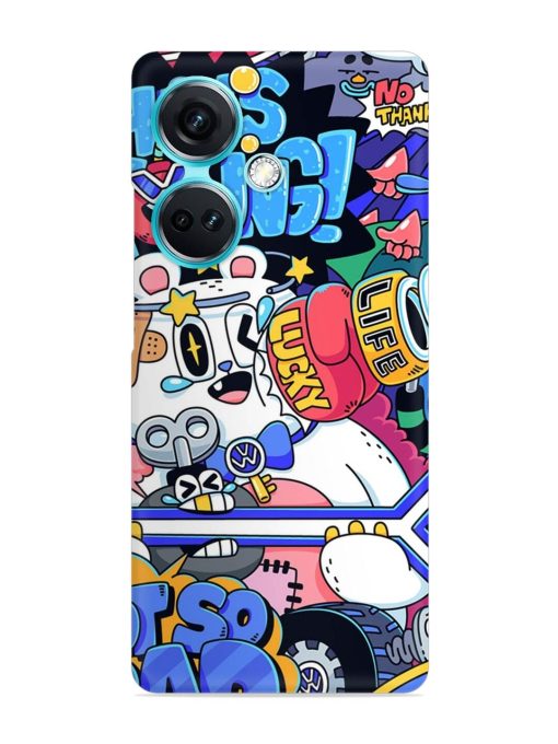 Universal Doodle Snap Case for Oneplus Nord Ce 3 (5G)