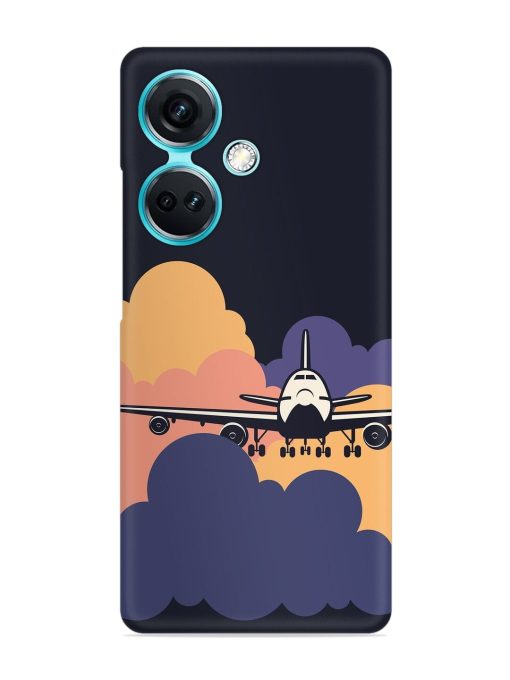 Aeroplane vector Snap Case for Oneplus Nord Ce 3 (5G) Zapvi