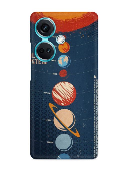 Solar System Vector Snap Case for Oneplus Nord Ce 3 (5G)