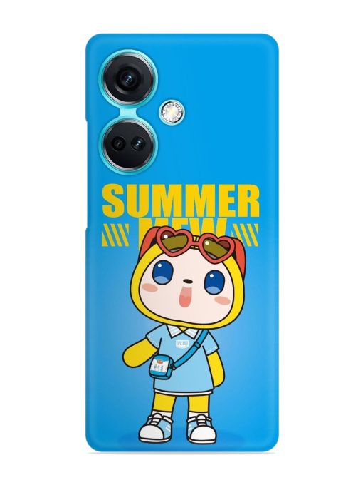 Summer Mew Cartoon Snap Case for Oneplus Nord Ce 3 (5G) Zapvi