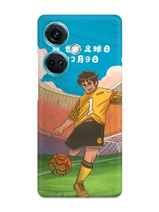 Soccer Kick Snap Case for Oneplus Nord Ce 3 (5G)