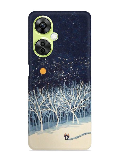 Full Moon Snowshoe Tour Snap Case for Oneplus Nord Ce 3 Lite (5G) Zapvi