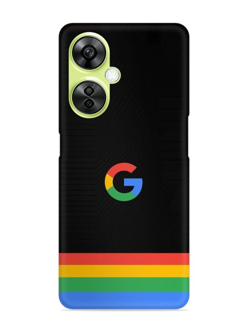 Google Logo Art Snap Case for Oneplus Nord Ce 3 Lite (5G) Zapvi