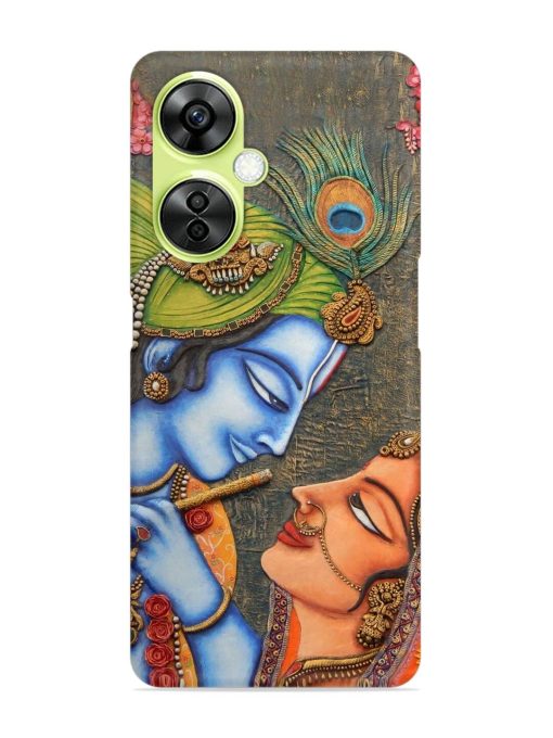 Lord Radha Krishna Flute Art Snap Case for Oneplus Nord Ce 3 Lite (5G) Zapvi