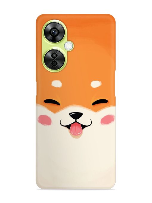 Cute Dog Face Vector Snap Case for Oneplus Nord Ce 3 Lite (5G)