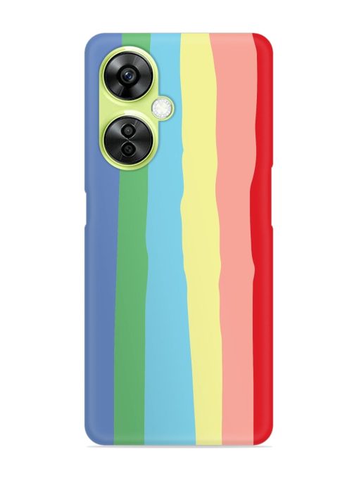 Rainbow Premium Shade Snap Case for Oneplus Nord Ce 3 Lite (5G) Zapvi