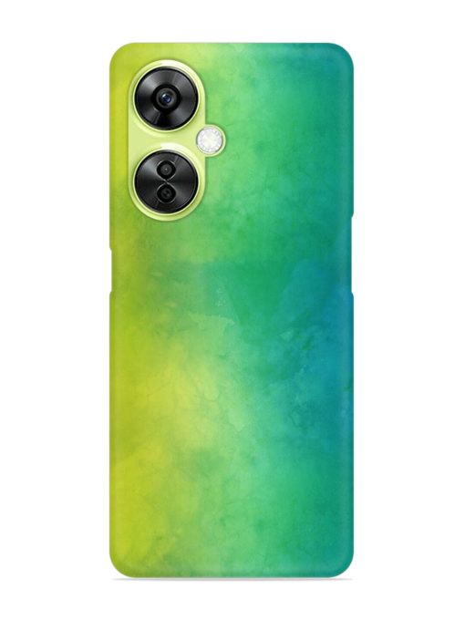 Yellow Green Gradient Snap Case for Oneplus Nord Ce 3 Lite (5G) Zapvi