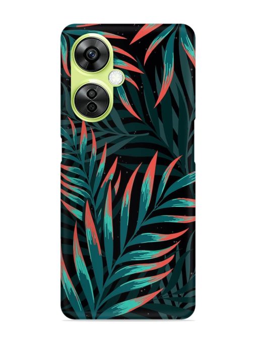 Green Leaf Art Snap Case for Oneplus Nord Ce 3 Lite (5G) Zapvi