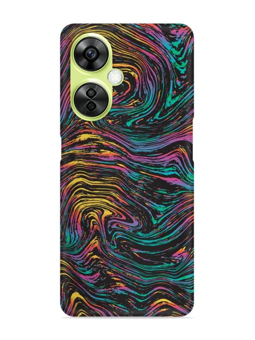 Abstract Liquid Colors Snap Case for Oneplus Nord Ce 3 Lite (5G) Zapvi