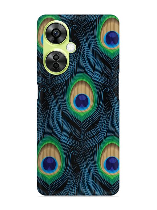 Seamless Pattern Peacock Snap Case for Oneplus Nord Ce 3 Lite (5G) Zapvi