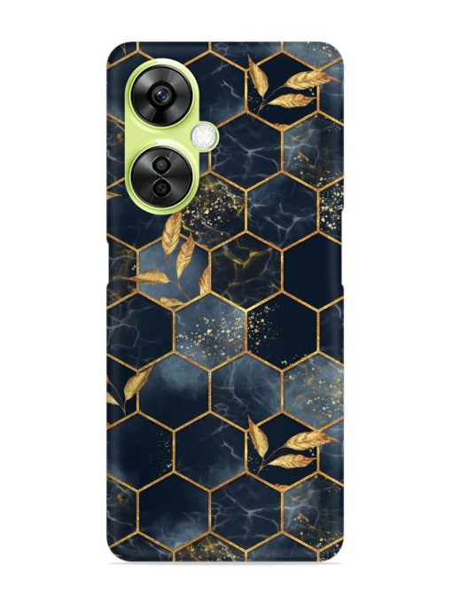 Marble Hexagon Seamless Snap Case for Oneplus Nord Ce 3 Lite (5G) Zapvi