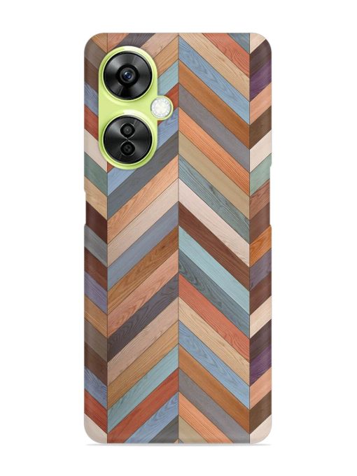 Seamless Wood Parquet Snap Case for Oneplus Nord Ce 3 Lite (5G) Zapvi