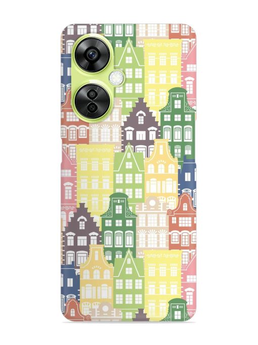 Seamless Shapes Pattern Snap Case for Oneplus Nord Ce 3 Lite (5G)