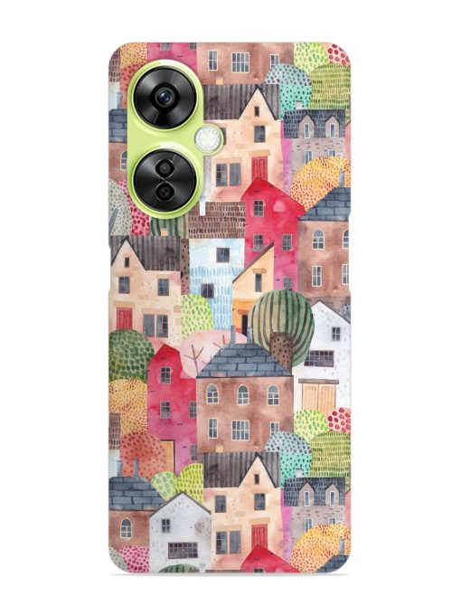 Abstract Seamless Pattern Snap Case for Oneplus Nord Ce 3 Lite (5G) Zapvi