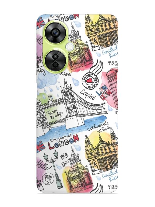 Vector London Landmark Snap Case for Oneplus Nord Ce 3 Lite (5G)