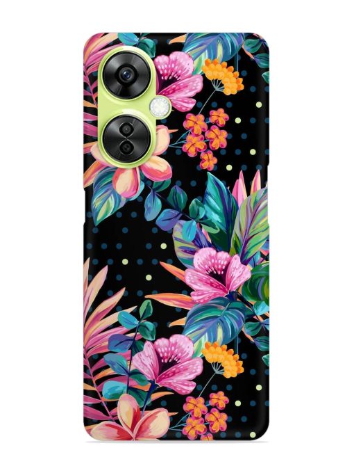 Seamless Floral Pattern Snap Case for Oneplus Nord Ce 3 Lite (5G) Zapvi