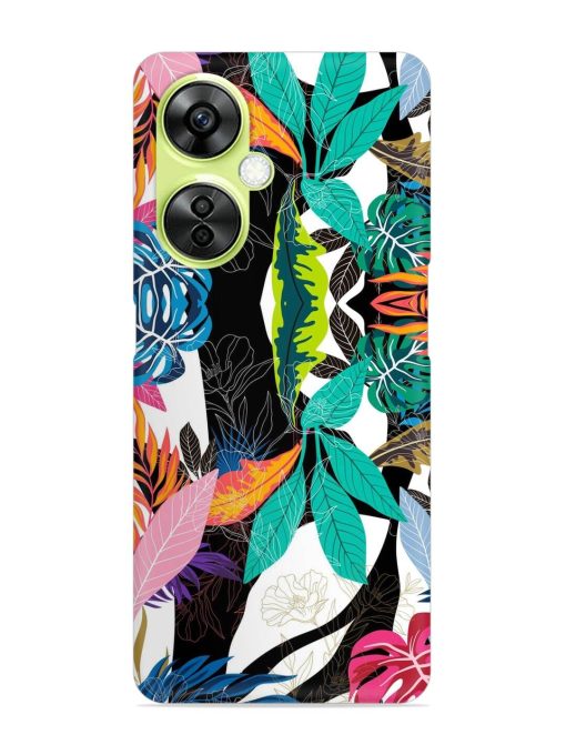 Floral Pattern Bright Snap Case for Oneplus Nord Ce 3 Lite (5G)