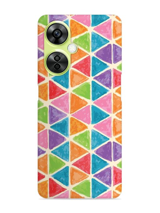 Seamless Colorful Isometric Snap Case for Oneplus Nord Ce 3 Lite (5G) Zapvi