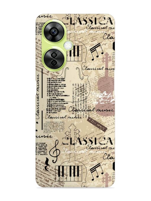 Classical Music Lpattern Snap Case for Oneplus Nord Ce 3 Lite (5G) Zapvi