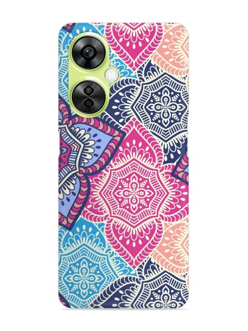 Ethnic Floral Seamless Snap Case for Oneplus Nord Ce 3 Lite (5G)