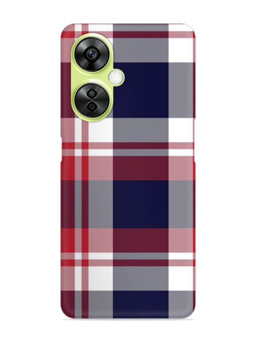 Classic Plaid Tartan Snap Case for Oneplus Nord Ce 3 Lite (5G)