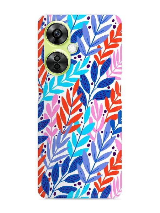 Bright Floral Tropical Snap Case for Oneplus Nord Ce 3 Lite (5G)