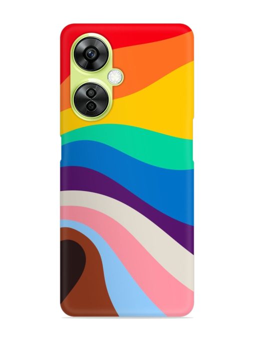 Minimal Pride Art Snap Case for Oneplus Nord Ce 3 Lite (5G) Zapvi